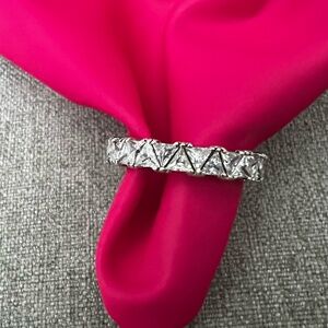 2.80 Ct Trillion cut Eternity Anniversary Band Wedding Ring